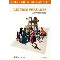 livre lettres persanes