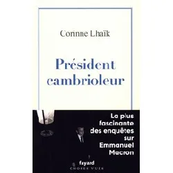 livre président cambrioleur - grand format