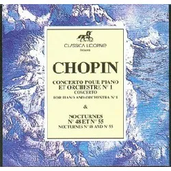 cd frédéric chopin - concero pour piano et orchestre nº 1 & nocturnes nº 48 et nº 55 (1992)