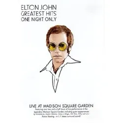 dvd elton john - greatest hits - one night only