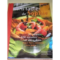 livre a la table de sophie