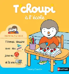 livre t'choupi à l'école