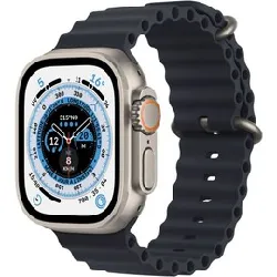 apple watch ultra - boîtier 49 mm titane avec bracelet sport minuit