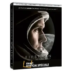 blu-ray first man - le premier homme sur la lune spéciale fnac steelbook 4k ultra hd