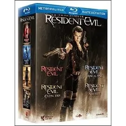 blu-ray resident evil - coffret de la tétralogie -  - edition spéciale fnac