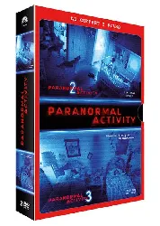 dvd coffret paranormal activity - paranormal activity 2 + paranormal activity 3 - pack