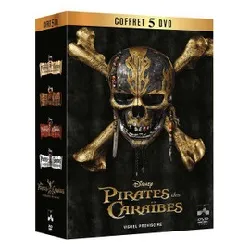 dvd pirates des caraïbes - intégrale 5 films