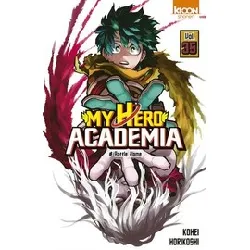 livre my hero academia tome 35 - battle flame