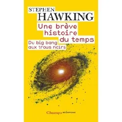 livre une brève histoire du temps - du big bang aux trous noirs