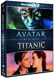 blu-ray coffret blu - ray 3d : avatar + titanic
