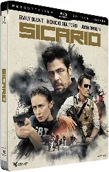 blu-ray sicario - édition limitée boîtier steelbook - blu - ray