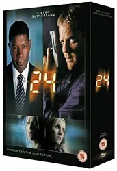 dvd 24 heures chrono: l'intégrale saison 2 - coffret 24 épisodes - import zone 2 uk (anglais uniquement) [import anglais]