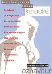 dvd aznavour, charles - les plus grands titres karaoké