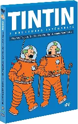 dvd tintin - 3 aventures - vol. 5 : objectif lune + on a marché sur la lune + tintin au pays de l'or noir