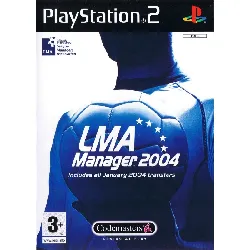 jeu ps2 lma manager 2004