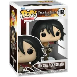 figurine funko! pop - attaque des titans - mikasa ackermann - 9 cm - 1166