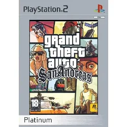 jeu ps2 gta 5 san andreas platinum