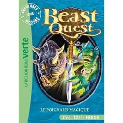 livre aventures sur mesure - beast quest - le poignard magique