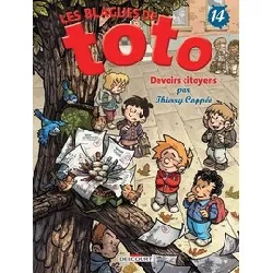 livre les blagues de toto tome 14 - devoirs citoyens