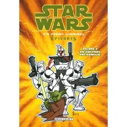 livre star wars - clone wars épisodes t03 - un jedi pour une bataille