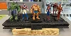 support marvel + 8 figurine plomb