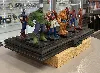 support marvel + 8 figurine plomb