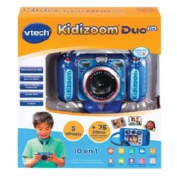 appareil photo pour enfants vtech kidizoom duo dx bleu