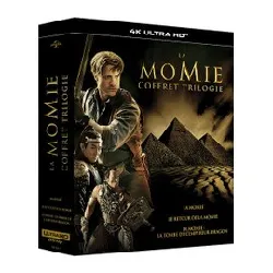 blu-ray la momie - coffret trilogie : la momie + le retour de la momie + la momie - la tombe de l'empereur dragon - 4k ultra hd