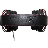 casque hyperx cloud alpha - gaming - micro- circum-aural - filaire - jack 3,5mm - noir, rouge