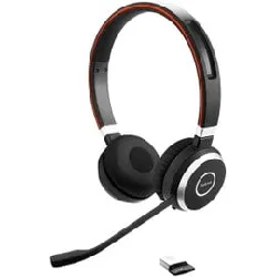 casque jabra evolve 65 se ms stereo - micro - bluetooth - sans fil - usb - certifié pour microsoft teams - pour jabra evolve; link