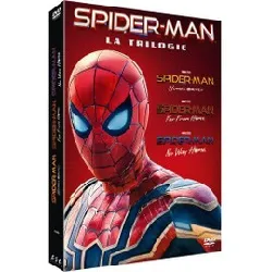 dvd spider - man : homecoming + far from home + no way home