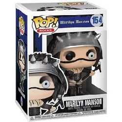 figurine funko! pop - marilyn manson n°154 - marilyn manson - 9 cm