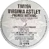 vinyle virginia astley - promise nothing (1983)