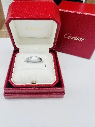 bague cartier love en or blanc  or 750 millième (18 ct) 3,65g