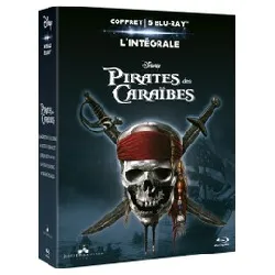 blu-ray pirates des caraïbes - intégrale 5 films - blu - ray