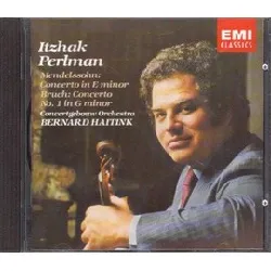 cd itzhak perlman - mendelssohn: concerto in e minor // bruch: concerto no. 1 in g minor (1984)