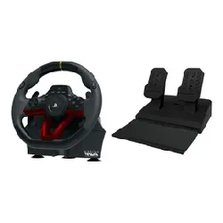 hori wireless racing wheel apex - ensemble volant et pédales - sans fil - bluetooth - pour pc, sony playstation 3, sony playstatio