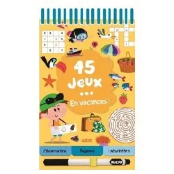 livre 45 jeux - en vacances !