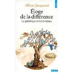 livre eloge de la difference. la génétique et les hommes