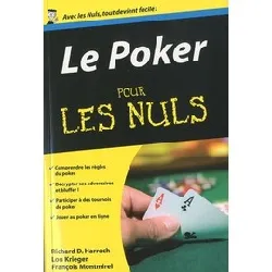 livre le poker pour les nuls, poche, 2e éd