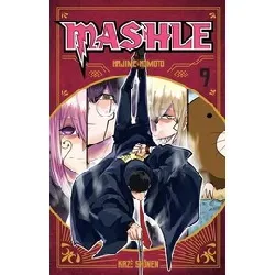 livre mashle tome 9 - mash burnedead et le tournoi des trois académies