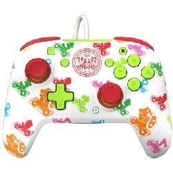 manette filaire pdp super mario mariokart rematch 500-134-mkrs (switch)