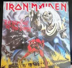 vinyle iron maiden - the number of the beast (1987)