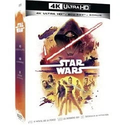 blu-ray coffret star wars épisodes 7 à 9 blu - ray 4k ultra hd