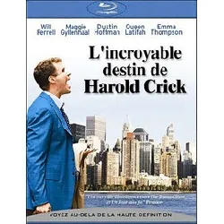 blu-ray l'incroyable destin de harold crick