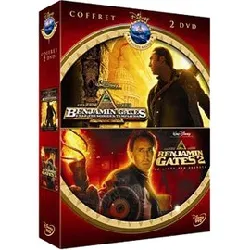 dvd benjamin gates - coffret 1 & 2 - pack