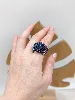 swarovski bague multicolor crystal cocktail