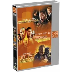 dvd flix box - 8 - espion et demi + bienvenue dans la jungle + flic de haut vol