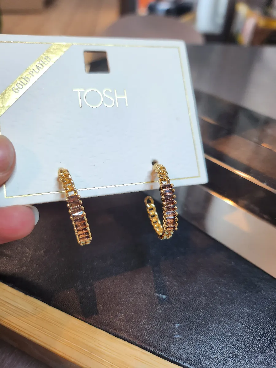 Bijoux fantasie Tosh boucles d oreilles avec oxydes - Dealicash