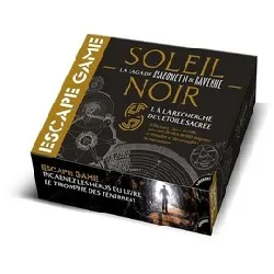 livre escape game soleil noir - a la recherche de l'étoile sacrée